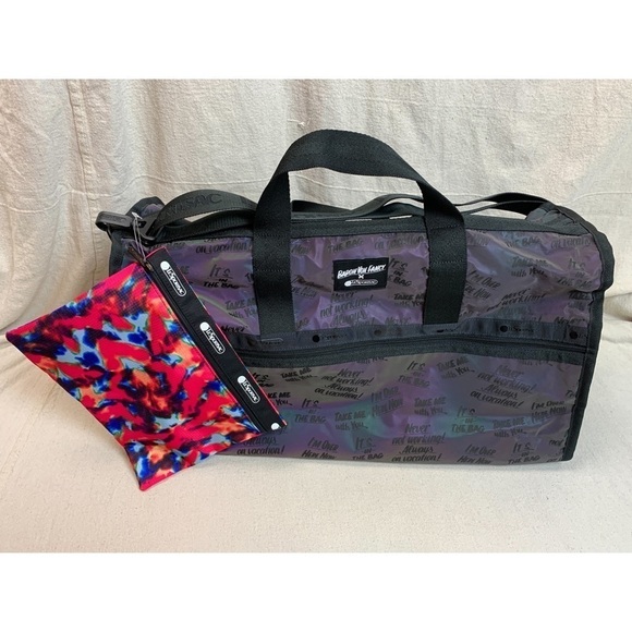 Baron Von Fancy X Le sport Sac Weekender Duffle Bag NWOT - Picture 1 of 14